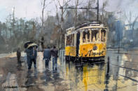Porto Tram 38x28cm SOLD